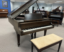 Steinway Model L grand piano and bench